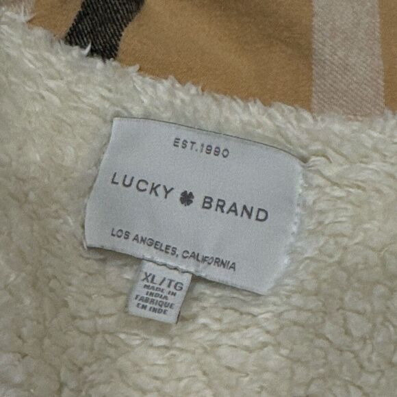 Lucky Brand Flannel Jacket Shacket XL - Picture 4 of 6
